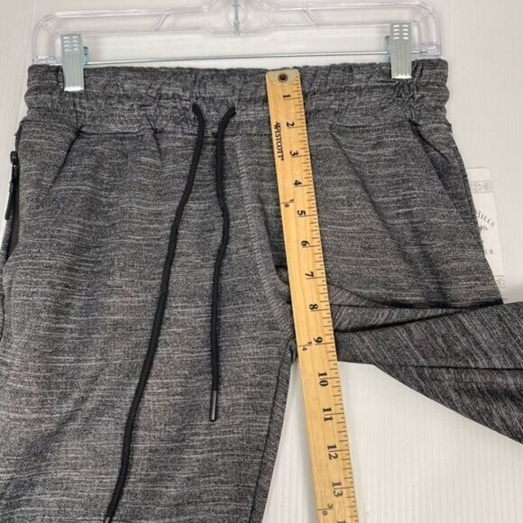 Beverly Hills Polo Club Women Small Gray Color Jogger Capri Pants Pockets Drawst - Picture 8 of 13